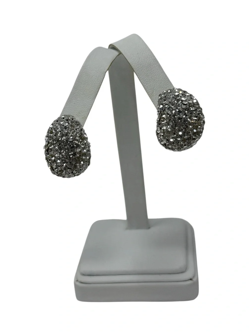 Kate Spade Adore-Ables Rhinestone Encrusted Semi-Huggie Hoop Earrings